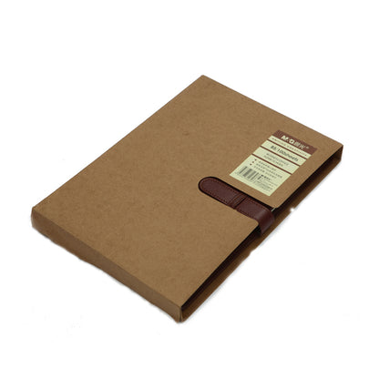 M&G leather rubber cover book 100 pages A5 No: APY4G381 - Assorted Colors