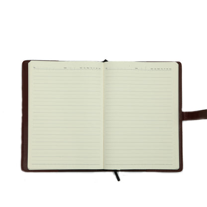 M&G leather rubber cover book 100 pages A5 No: APY4G381 - Assorted Colors