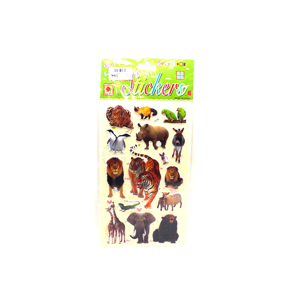 School Sticker of Animals