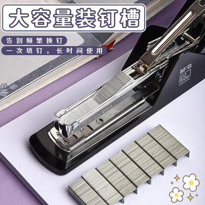 M&G Chenguang Power Saving Stapler – Heavy Duty 50 Sheets, Compatible with 24/6, 26/6 & 24/8 Staples - 1pcs - No: ABS92897A