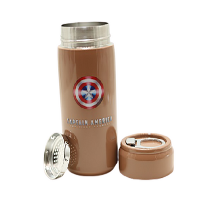 Captain America Colored Thermal Stainless Mug - 350ml - No:50115