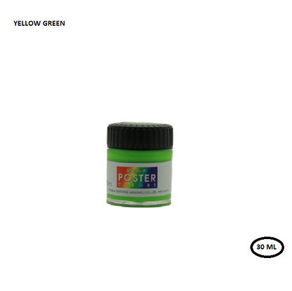 Dong-A Poster Color, 30 Ml - Yellow Green
