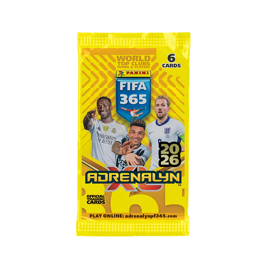 Panini FIFA 365 2026 Adrenalyn XL single card pack
