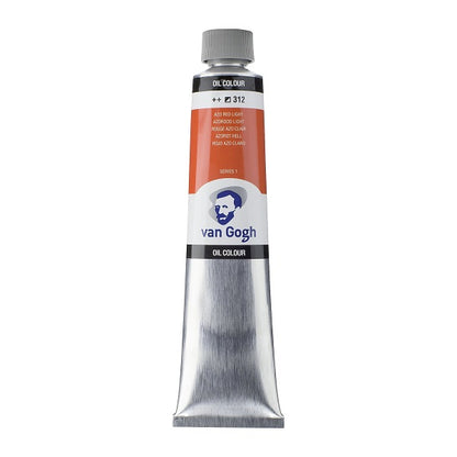 Royal Talens Van gogh Oil Colour Tube 200 ml Azo Red Light 312