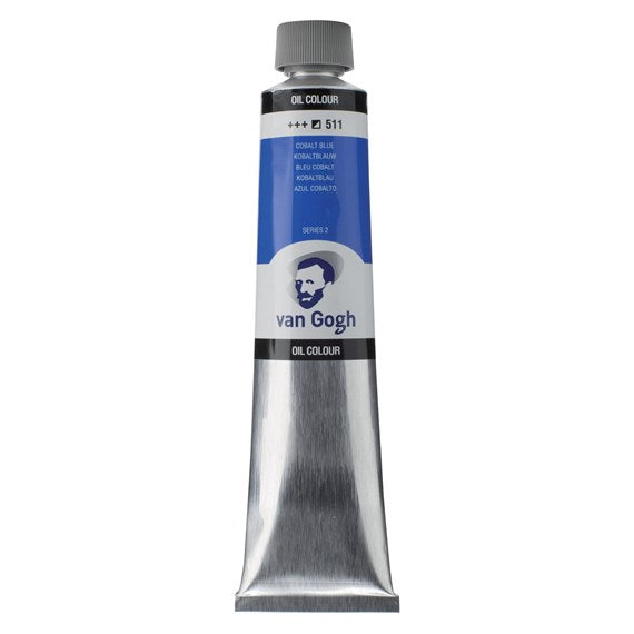 Talens Van gogh Oil Color Paint, 200ml Tube, Cobalt Blue 511 -No:02085113