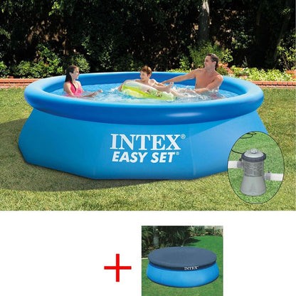Intex Easy Set Inflatable Pool - Blue - 305cm x 76cm - No:28122