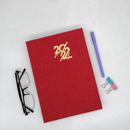 Classic Premium Leather Diary Calendar Colored paper 2022 - B5