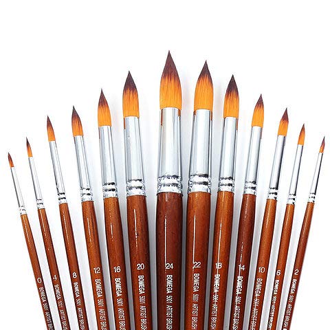 Bomega Pack of 13 Long Brush Smooth Hair (0-2-4-6-8-10-12-14-16-18-20-22-24)