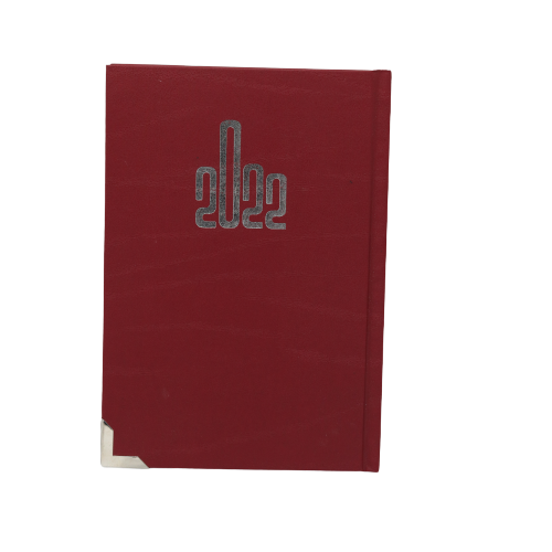 Classic Premium Leather Diary Calendar White paper 2022 - B5
