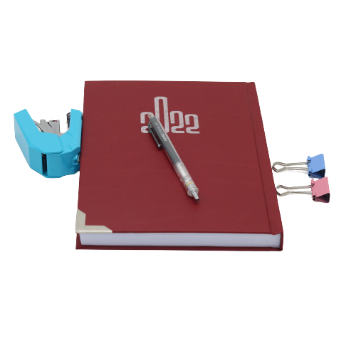 Classic Premium Leather Diary Calendar White paper 2022 - B5