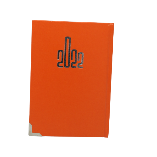 Classic Premium Leather Diary Calendar White paper 2022 - B5