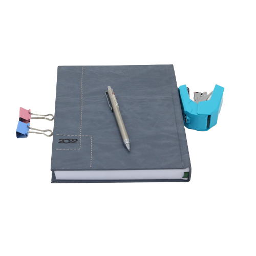 Classic Premium Leather Diary Calendar White paper 2022 - B5