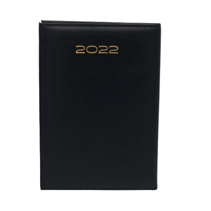 Classic Premium Leather Diary Calendar White paper 2022 - B5