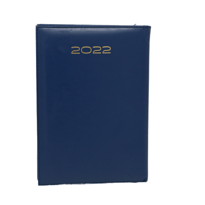 Classic Premium Leather Diary Calendar White paper 2022 - B5