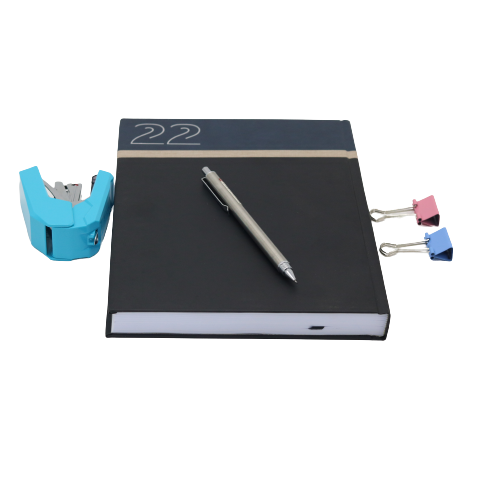 Classic Premium Leather Diary Calendar White paper 2022 - B5