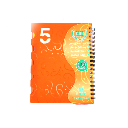 HD notebook - 5 supjects -B5 -150sheets