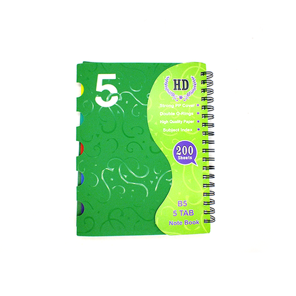 Notebook 200 Sheet B5 With 5 Dividers