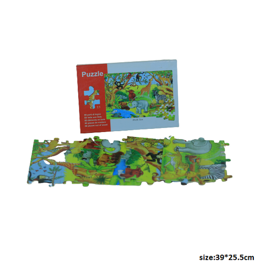 The Zoo Wooden Puzzle - 88parts - No:SC092