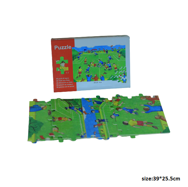 Football Wooden Puzzle - 88parts - No:SC092