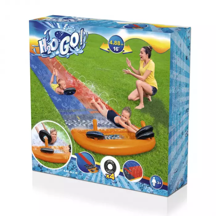 Bestway H2OGO Splashy Speedway Water Slide 488cm | 52391