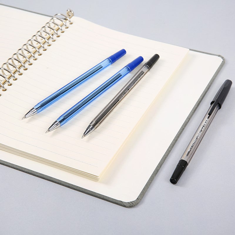 M&G Chenguang CO-OPEN Ballpoint Pen 0.7mm – Capped Fine Point Writing Pen – Black, Blue, Red or Green Ink – 1 pcs - No: ABP64774