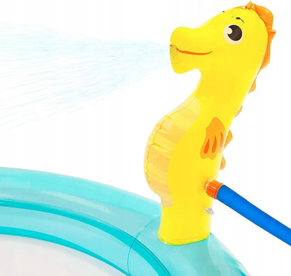 JIlong Children's pool Sea life 200cm*152cm*40cm - No:57173