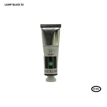 مصباح أنبوبي ملون بالزيت من موري، أسود، 50 مل، رقم 52