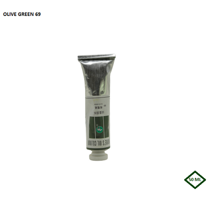 Morie's Oil Color Tube Olive Green 50 ml No.69