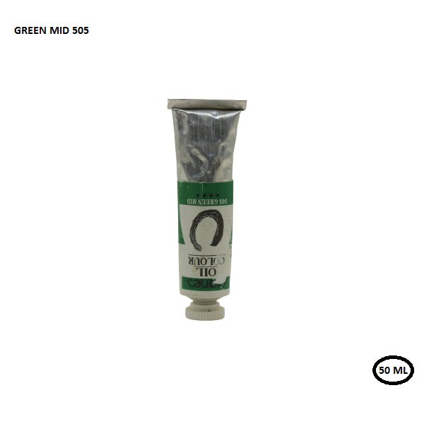 أنبوب صبغة زيتية من ماري، أخضر متوسط، 50 مل، رقم 505