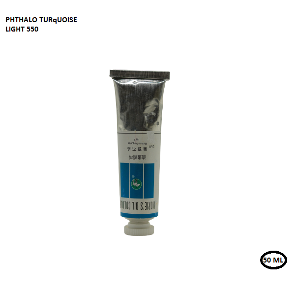 أنبوب صبغة زيتية من موري، لون فيروزي فاتح فثالوسيانين، 50 مل، رقم 550