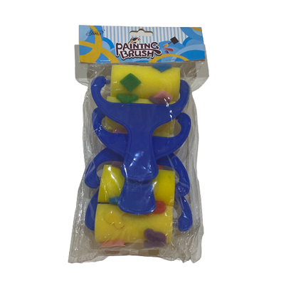 عبوة من 4 لفائف إسفنج للرسم بأشكال مختلفة