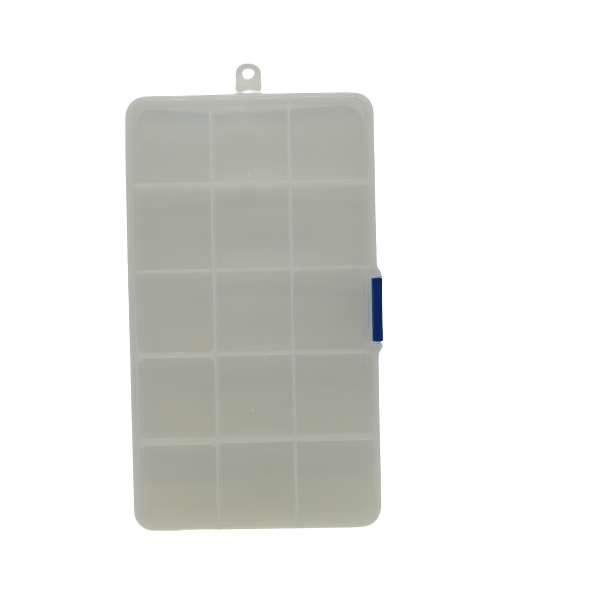 Transparent Rectangular Palette with 15 Squared Eyes