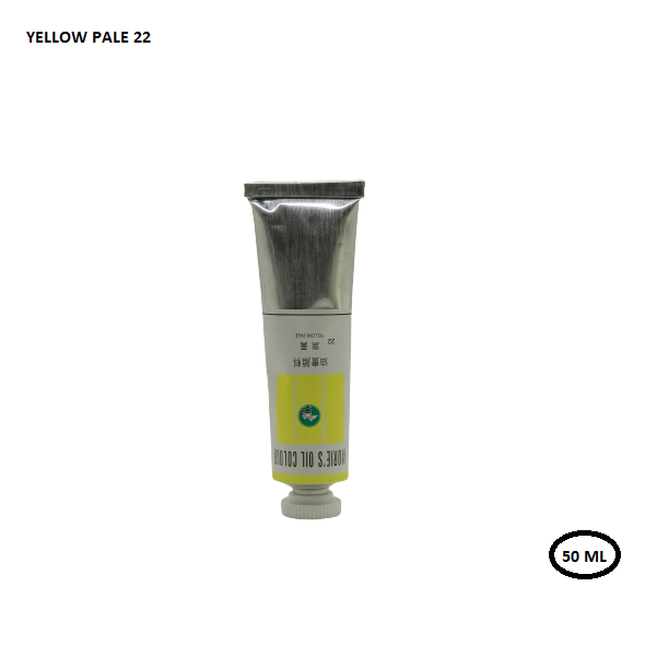 أنبوب صبغة زيتية من موري، أصفر باهت، 50 مل، رقم 22
