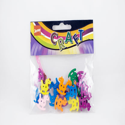 Pack Of Animals Beads For Crafts- Multicolors