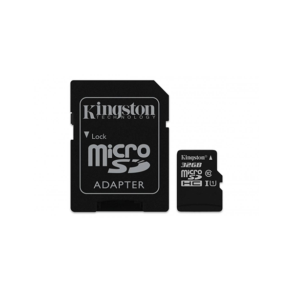 32GB - MicroSD Memory Card With SD Adapter - Class 10