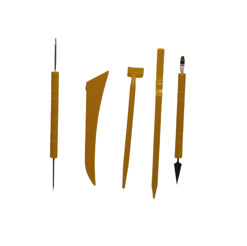 مجموعة أدوات تشكيل الصلصال من 5 قطع، حافظ على ابتسامتك