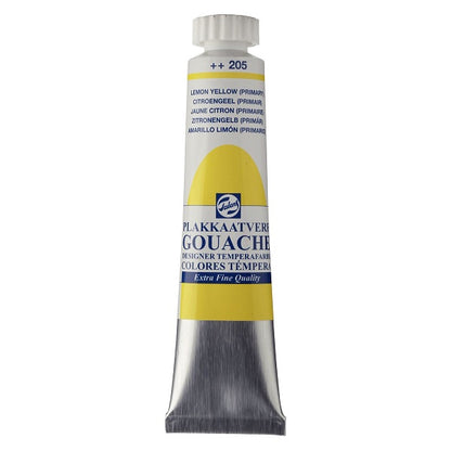 Royal Talens Gouache Tube 20ml Lemon Yellow