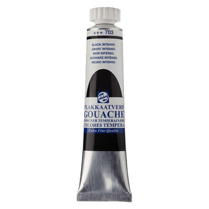 Royal Talens Gouache Tube 20ml Black Intenso