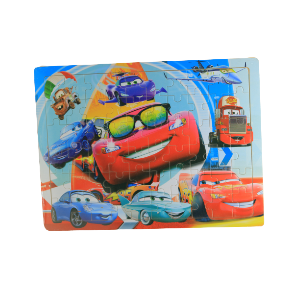 أحجية سيارات خشبية محاكاة - 20×27 سم - رقم: QZYM:006 