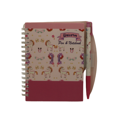 Yassin Unicorn Notebook With Pen - A6 - No:0910