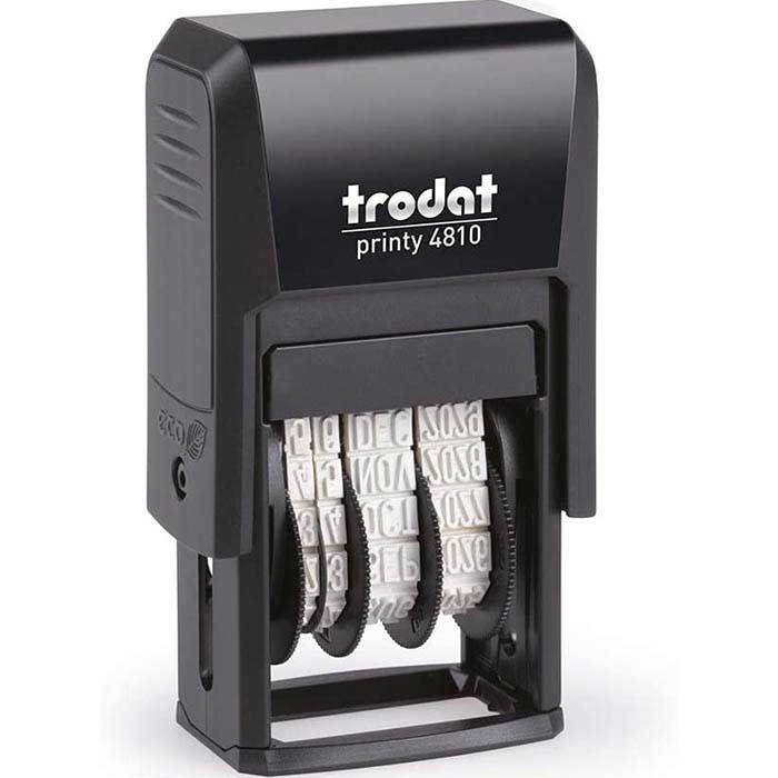 Trodat DATE STAMP PRINTY English - No:4810