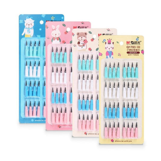 M&G Chenguang HB multicolor pencil lead (Blister of 32 pieces) - No:ASLQ1703