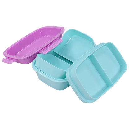 Cool Level MULTI-COMPARTMENT RECTANGULAR LUNCH BOX IN THE MICROWAVE- No:11570