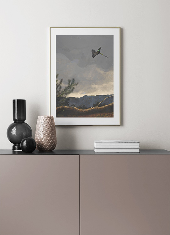 إطار طائر محلق 