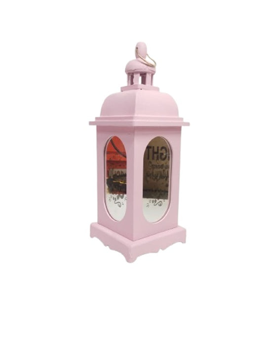 Ramadan Lantern Glass Decorative Wooden - 29cm