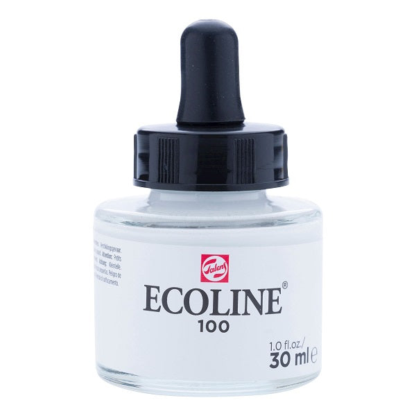 Royal Talens Ecoline Ink with dropper 30ml White
