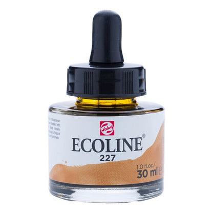 Royal Talens Ecoline Liquid Watercolour Bottle 30 ml Yellow Ochre 227