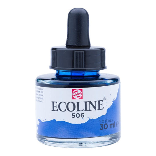 Royal Talens Ecoline Ink with dropper 30ml Ultramarine Deep