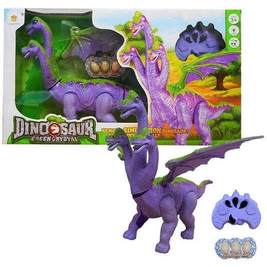Ao Xie Toys Purple Remote Controlled Dinosaur No.839A