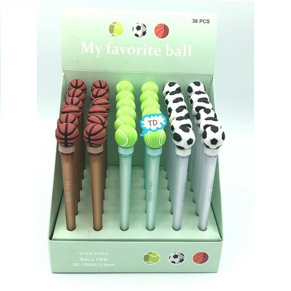 SHEN CHAO Favorite Ball Silicone Gel Pen - Blue - 0.5mm - No:SC-1006A - 1pcs